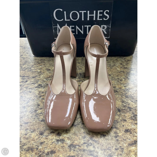 Shoes Heels Block By Marc Fisher In Tan, Size: 11