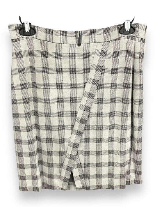 Skirt Midi By Cabi In Plaid Pattern, Size: 4