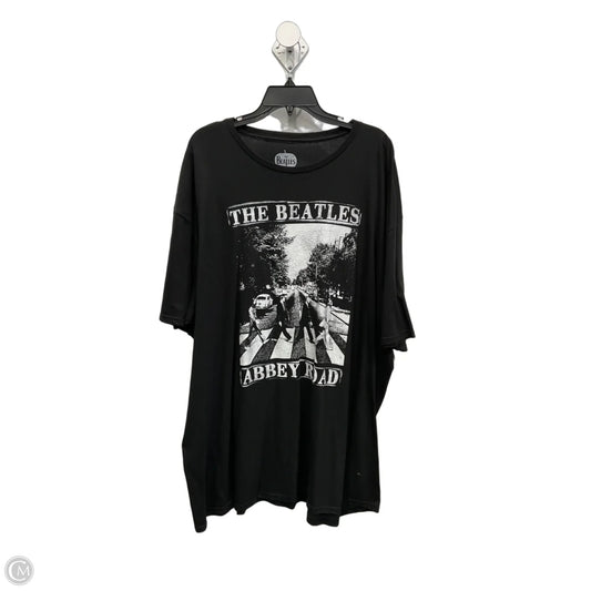 Top Short Sleeve By Clothes Mentor In Black, Size: 3x