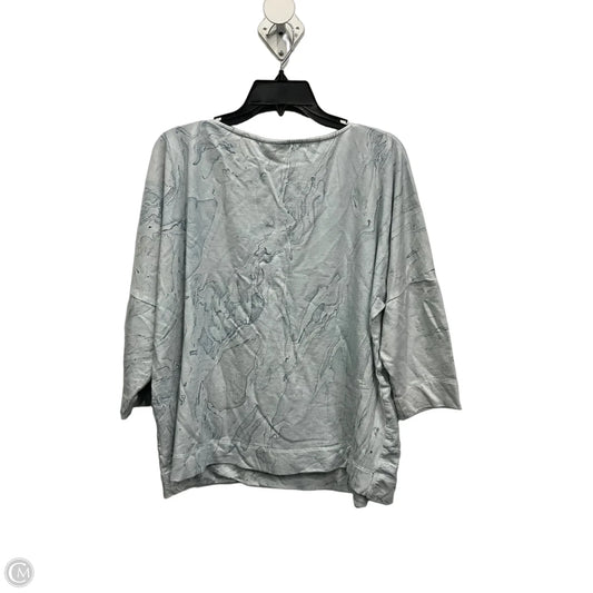 Top 3/4 Sleeve By Pure Jill In Blue, Size: Xl