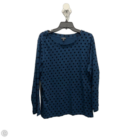 Top Long Sleeve By Talbots In Polkadot Pattern, Size: 1x