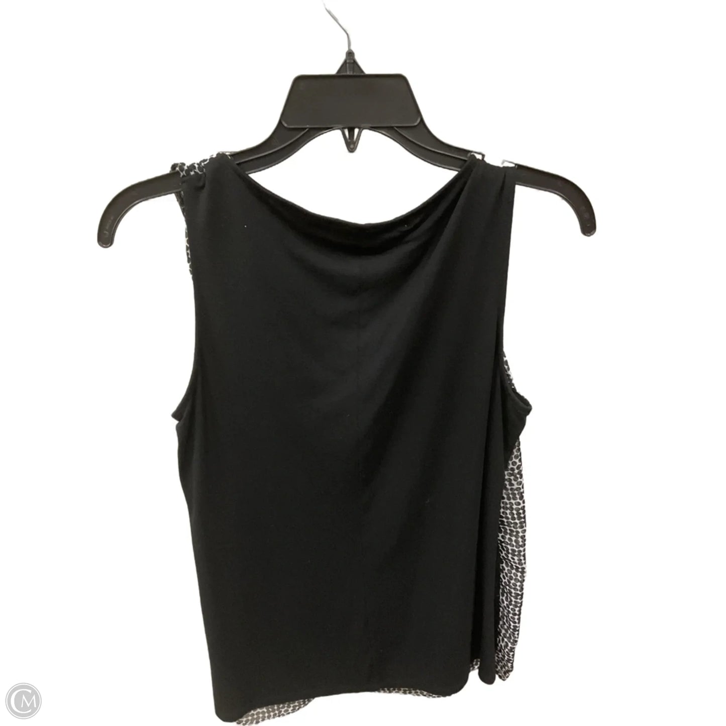 Top Sleeveless By New York And Co In Black & White, Size: S
