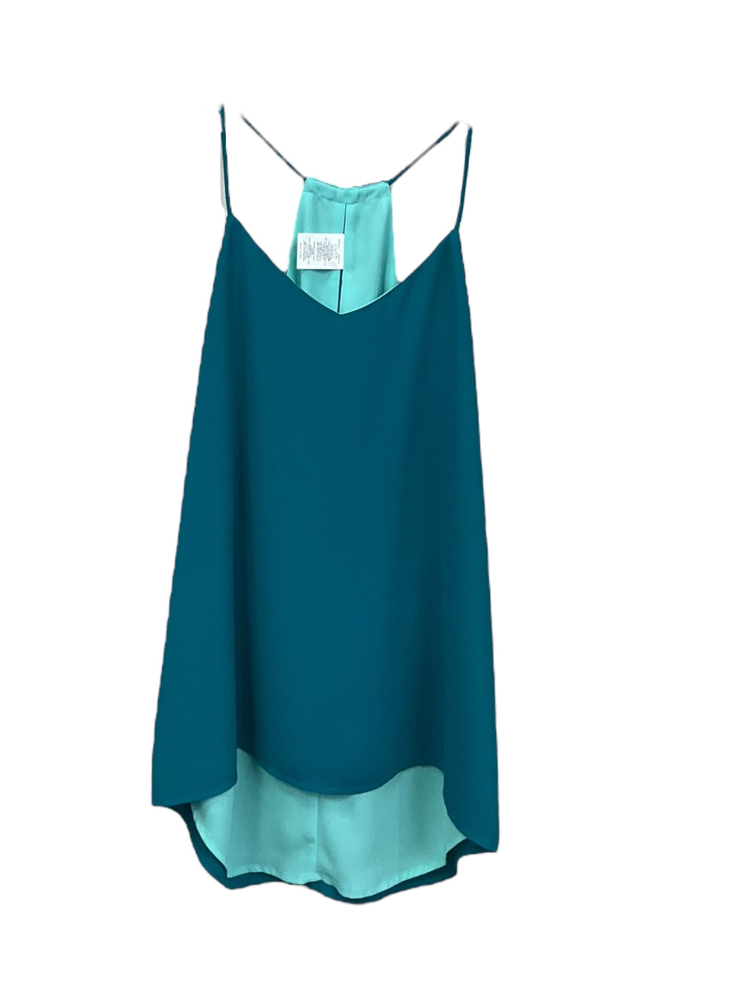 Green Top Sleeveless Express, Size Xs