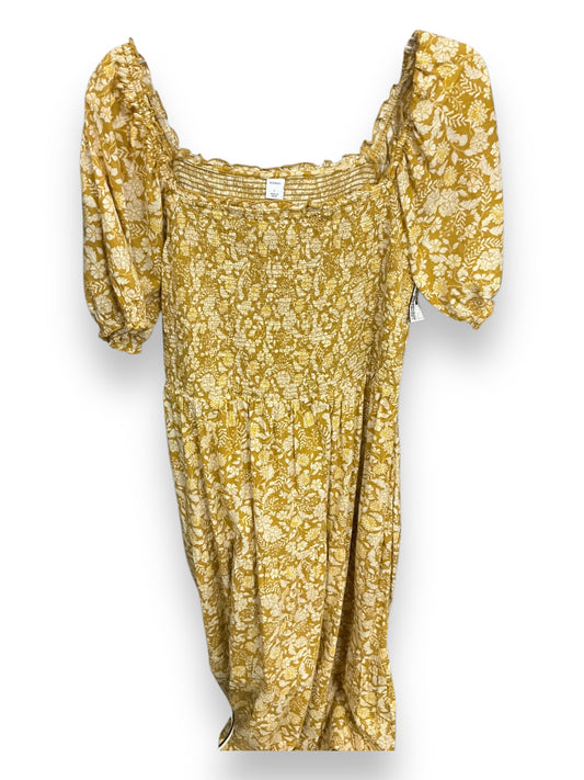 Dress Casual Maxi By Old Navy In Yellow, Size: L