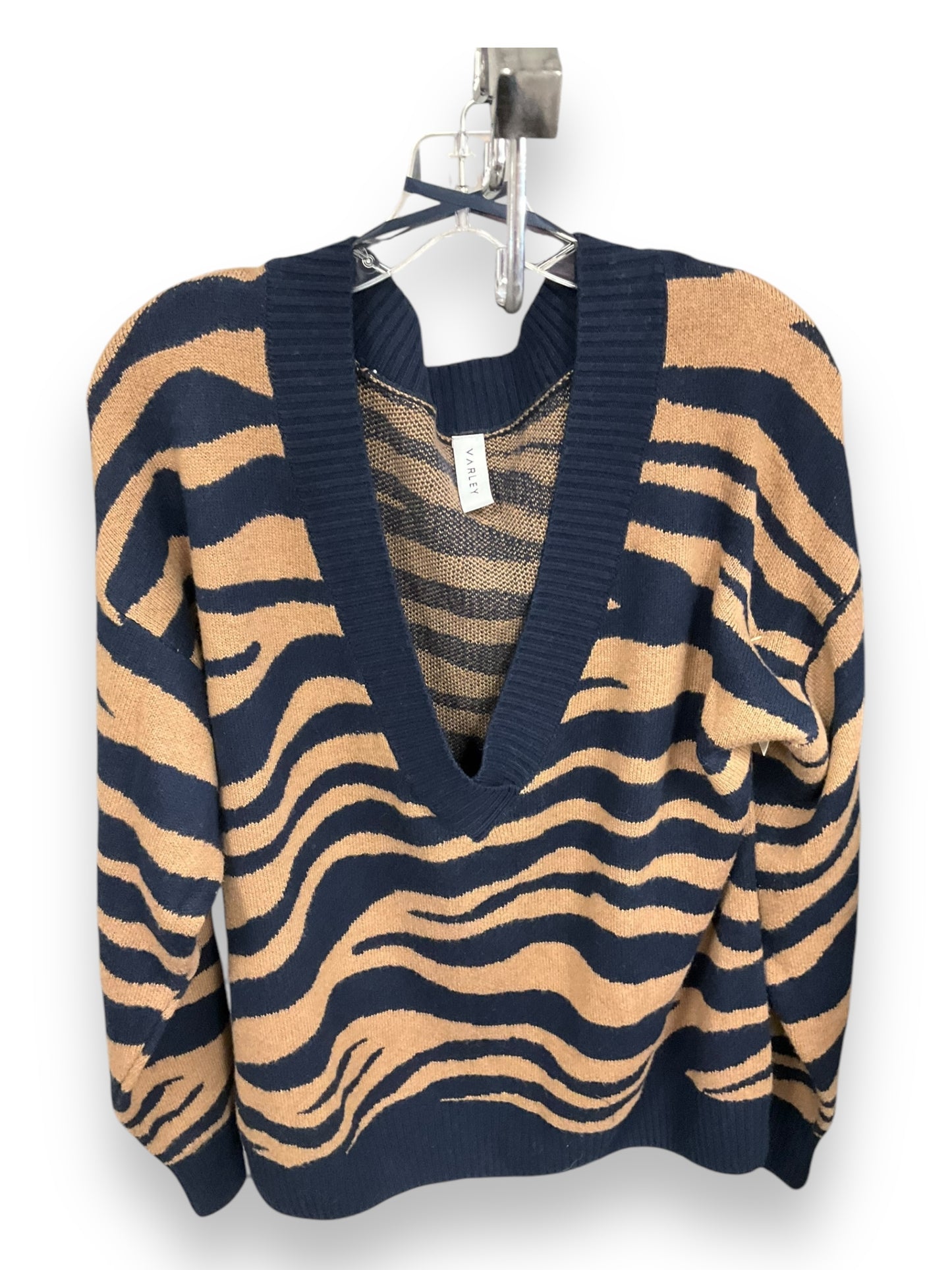 Sweater By Varley In Zebra Print, Size: L