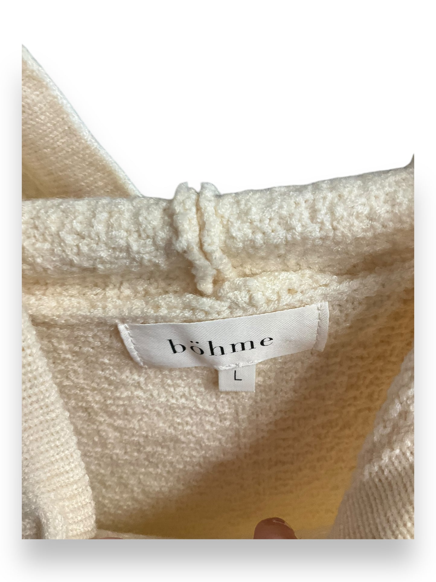 Sweater By Bohme In Cream, Size: L