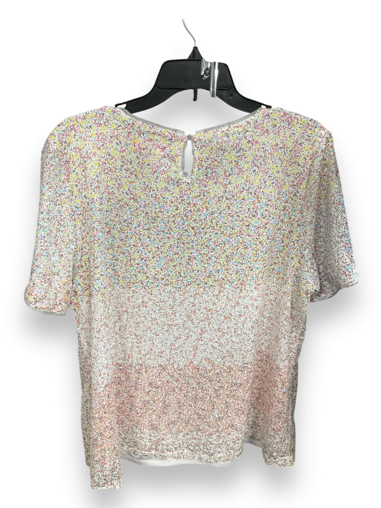 Top Short Sleeve By Isaac Mizrahi Live Qvc In Multi-colored, Size: Xl