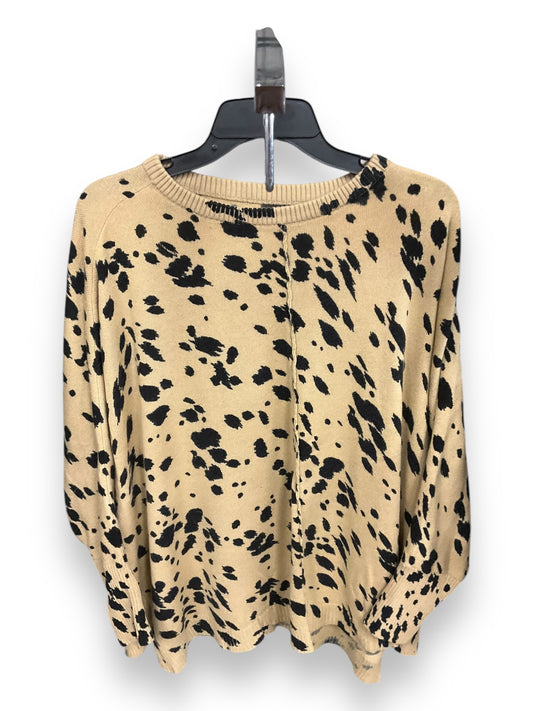 Sweater By Mudpie In Animal Print, Size: L