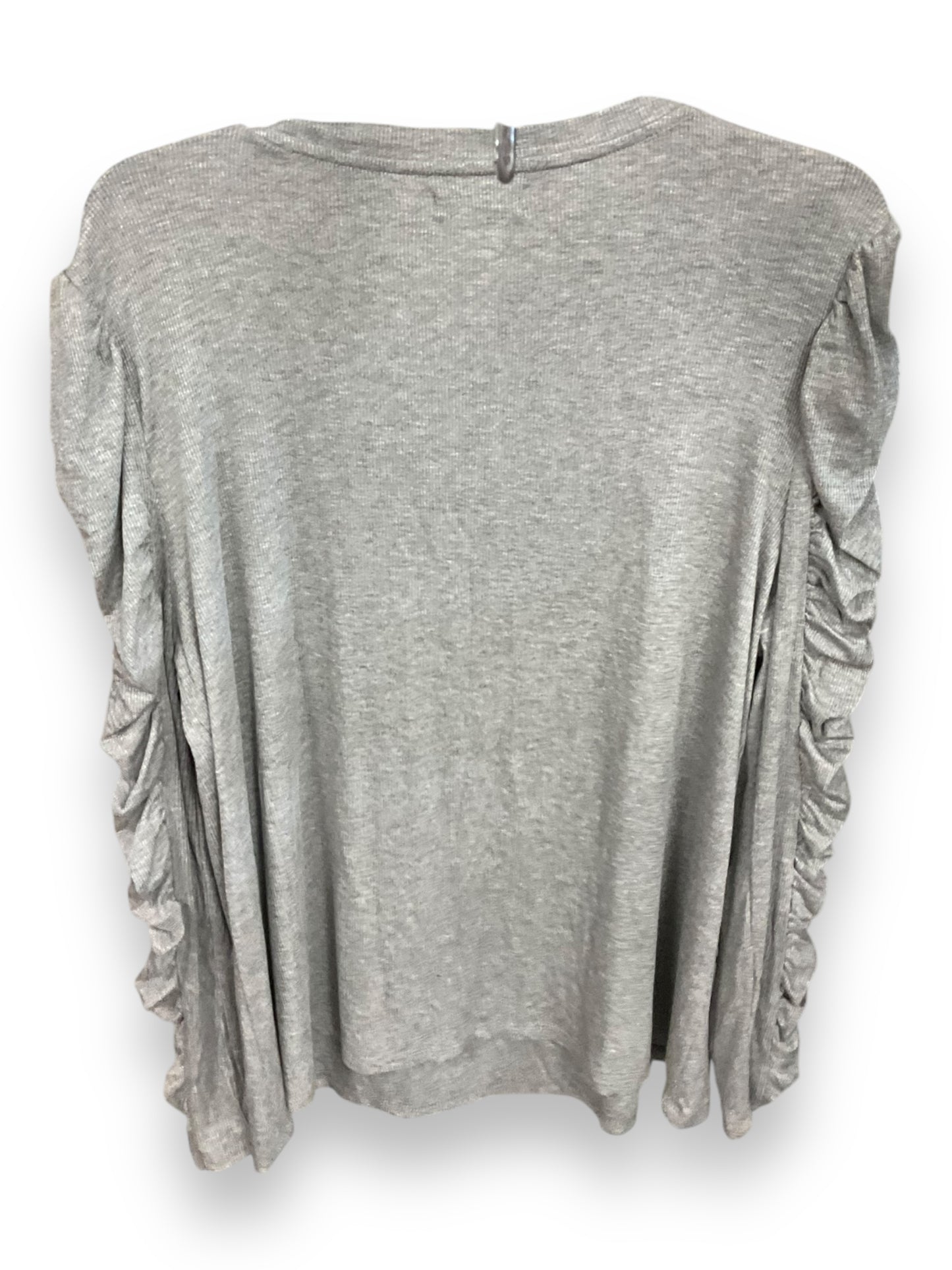 Top Long Sleeve By Maurices In Grey, Size: Xl