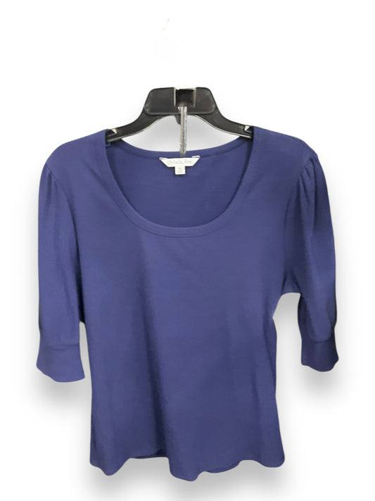 Top Long Sleeve By Ophelia Roe In Blue, Size: Xl