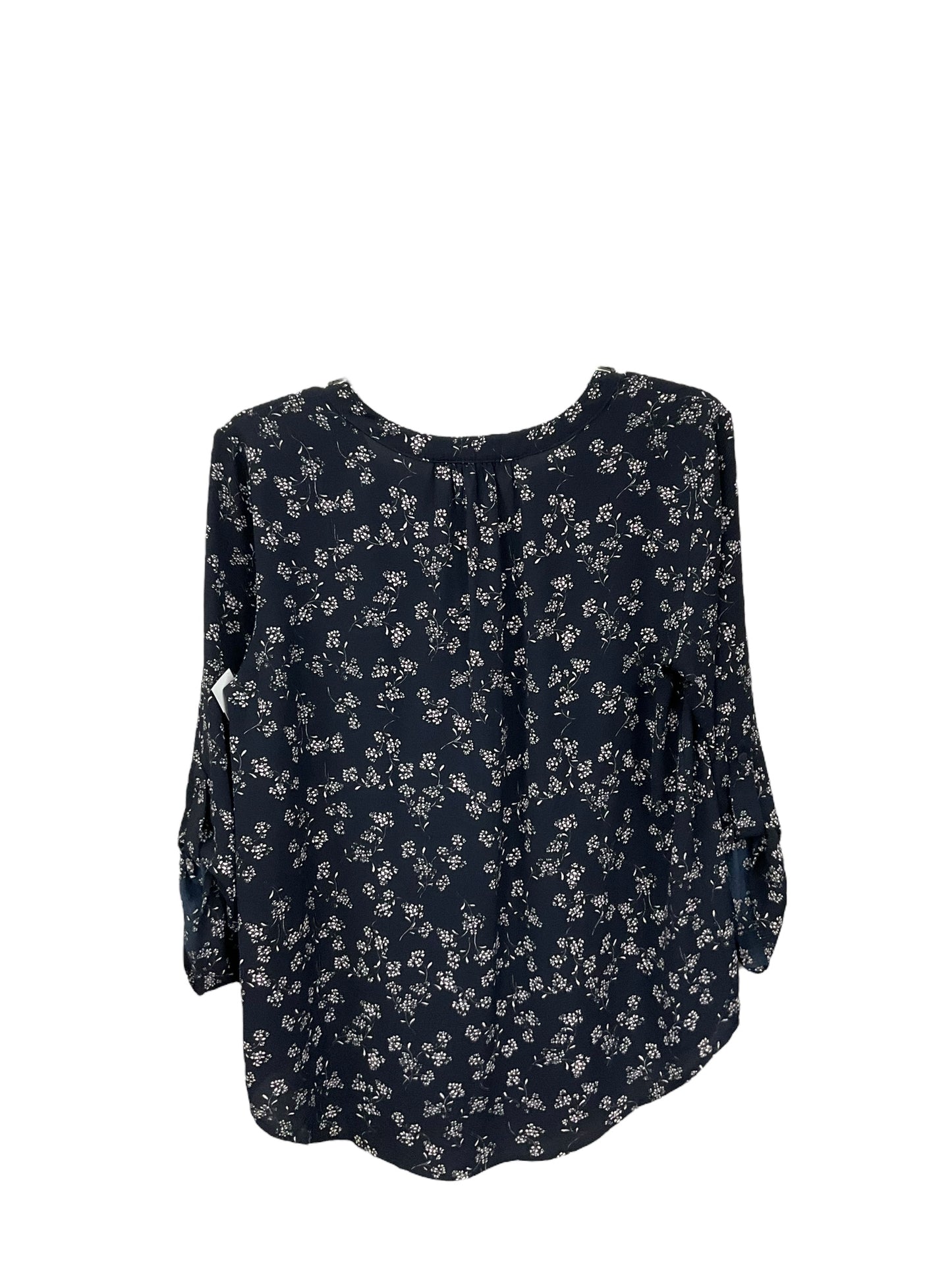 Blouse 3/4 Sleeve By Hawthorn In Floral Print, Size: M