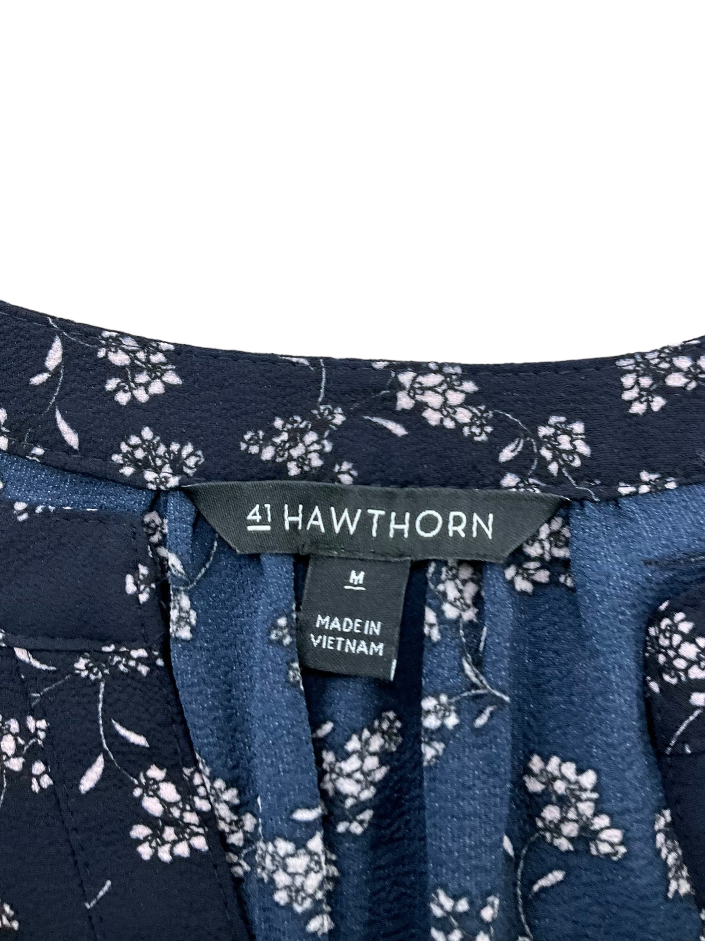 Blouse 3/4 Sleeve By Hawthorn In Floral Print, Size: M