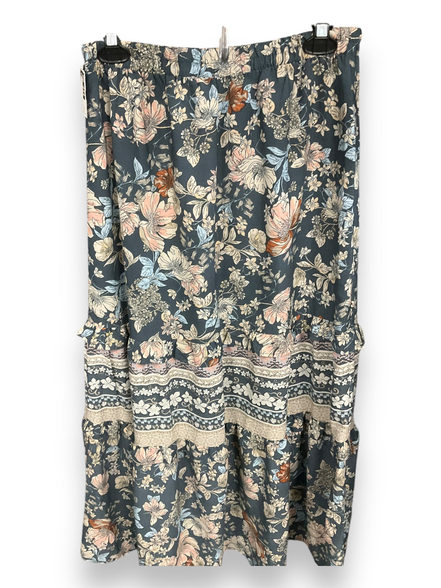 Skirt Maxi By Sienna Sky In Floral Print, Size: L