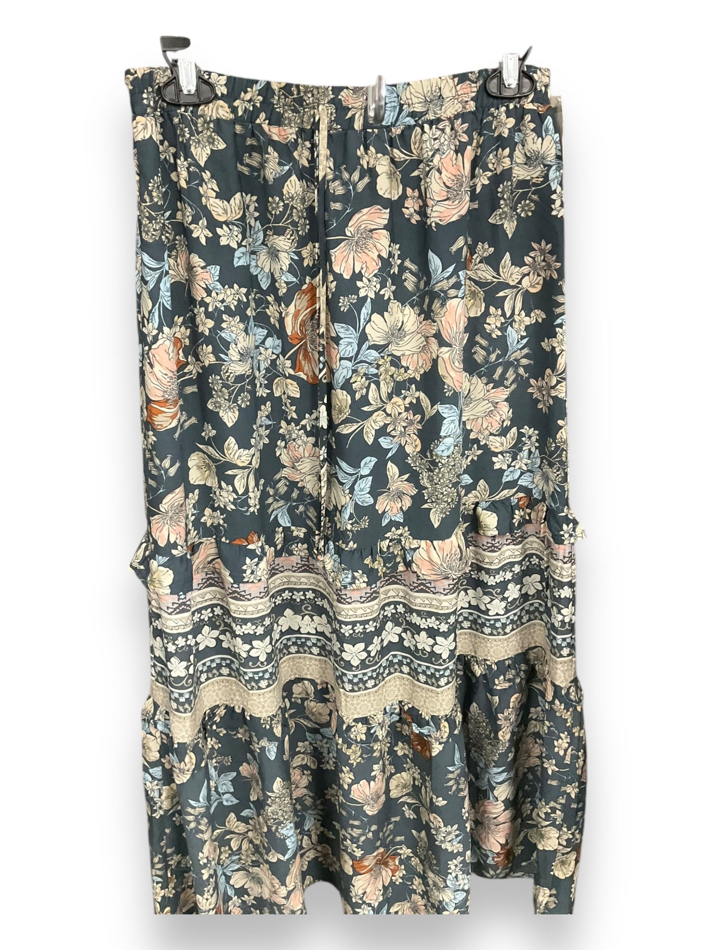 Skirt Maxi By Sienna Sky In Floral Print, Size: L