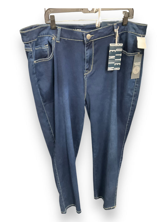 Jeans Skinny By Avenue In Blue Denim, Size: 20