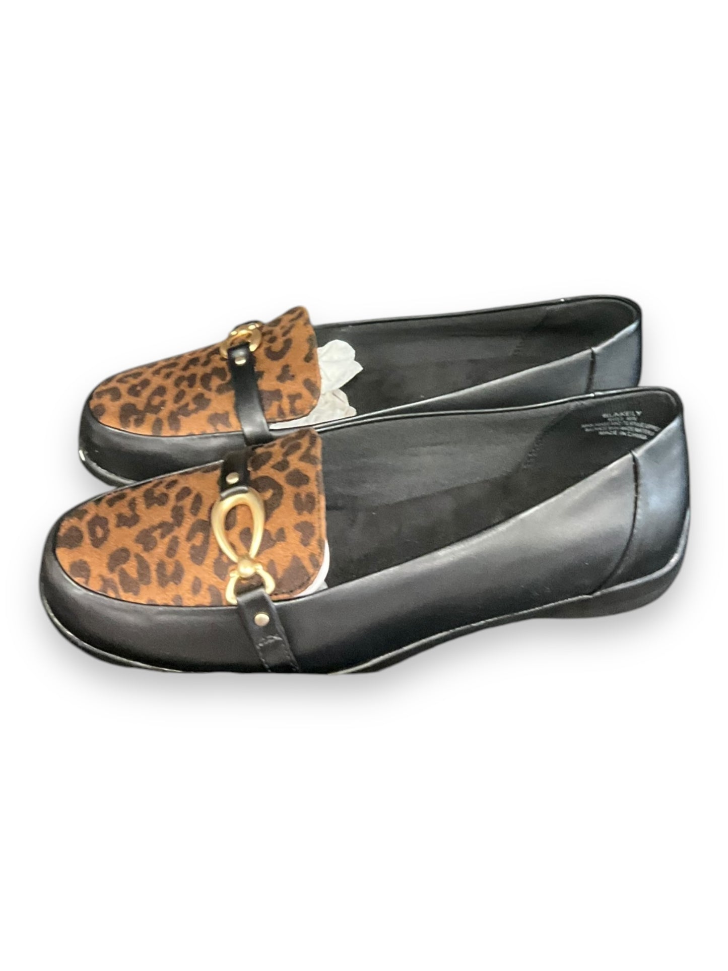 Shoes Flats By Cloudwalkers In Black & Brown, Size: 10