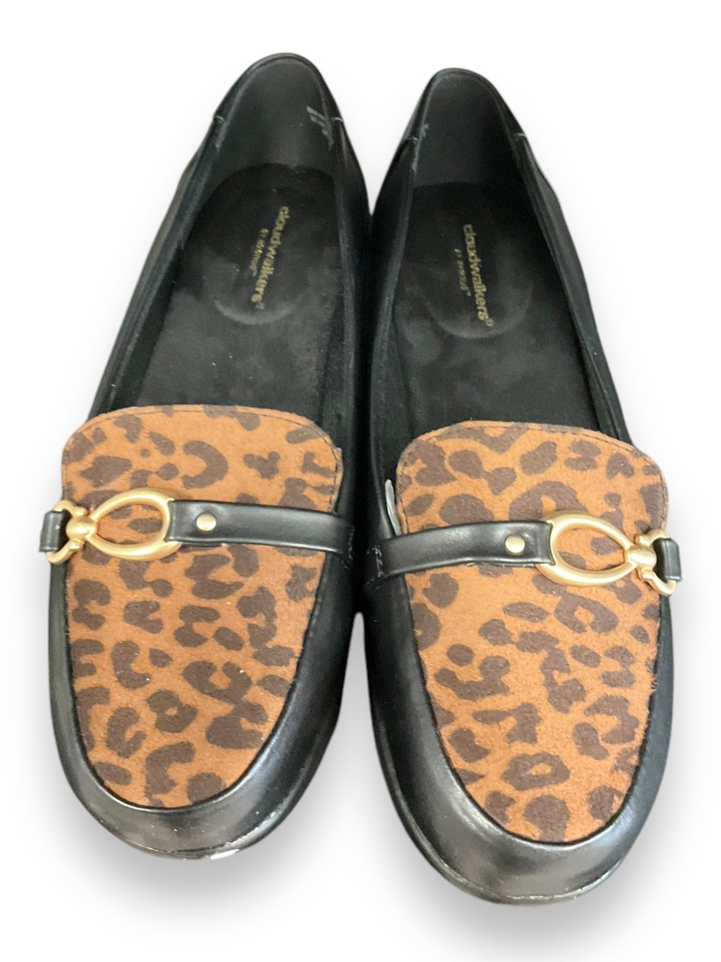 Shoes Flats By Cloudwalkers In Black & Brown, Size: 10