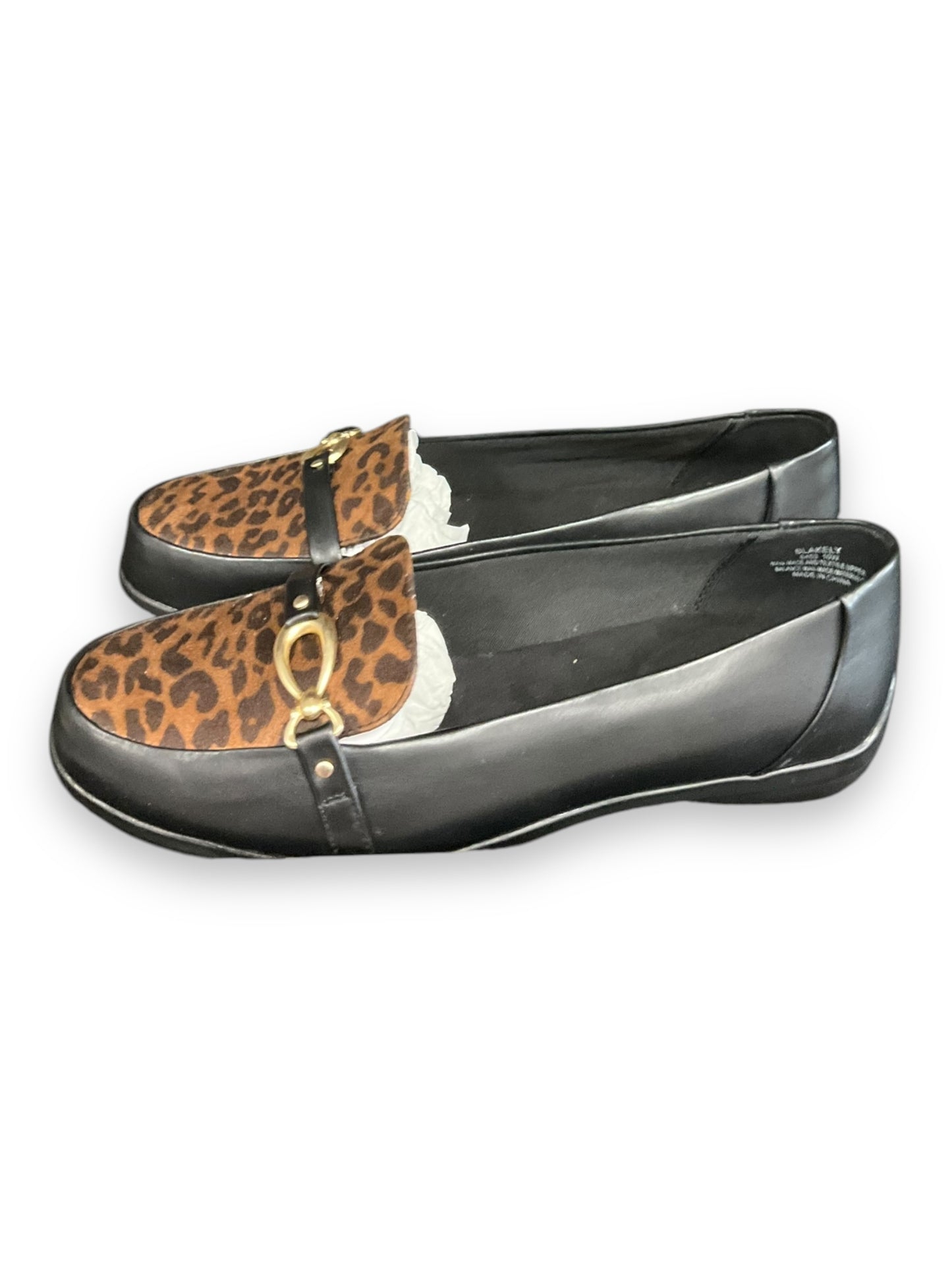 Shoes Flats By Cloudwalkers In Black & Brown, Size: 8