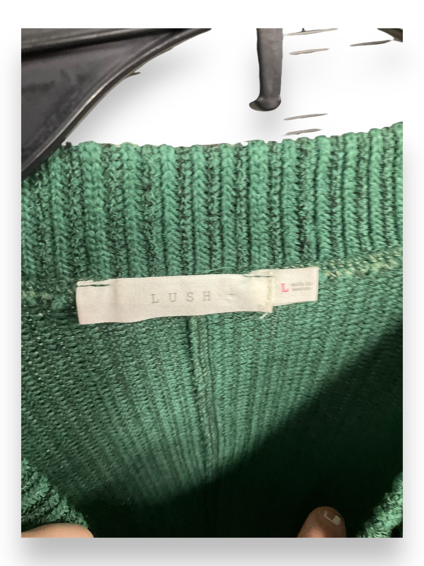 Sweater By Lush In Green, Size: L