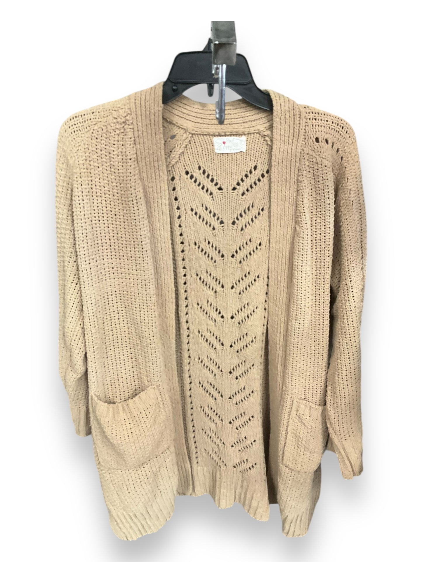 Cardigan By Poof In Beige, Size: S