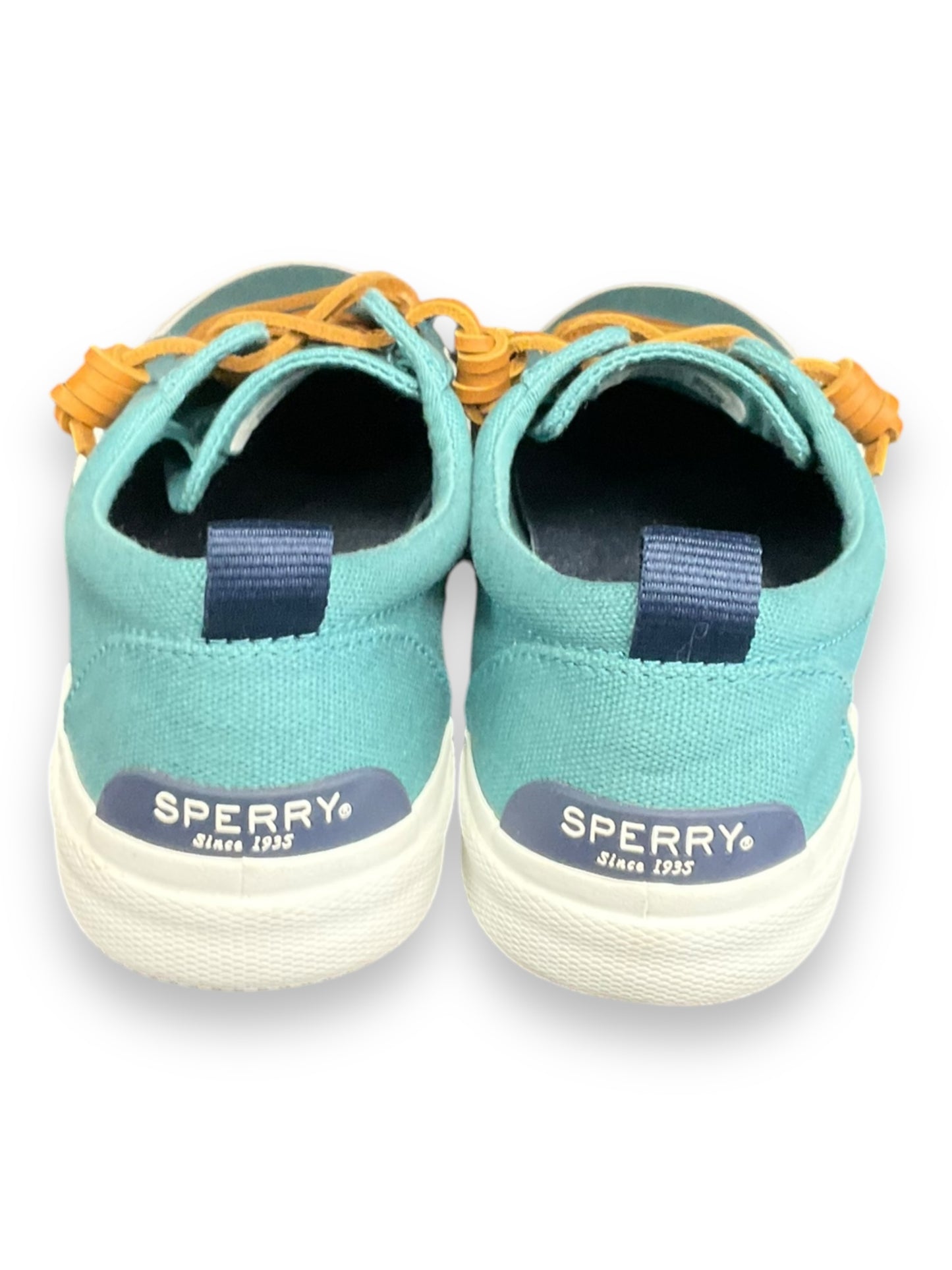 Shoes Sneakers By Sperry In Green, Size: 7