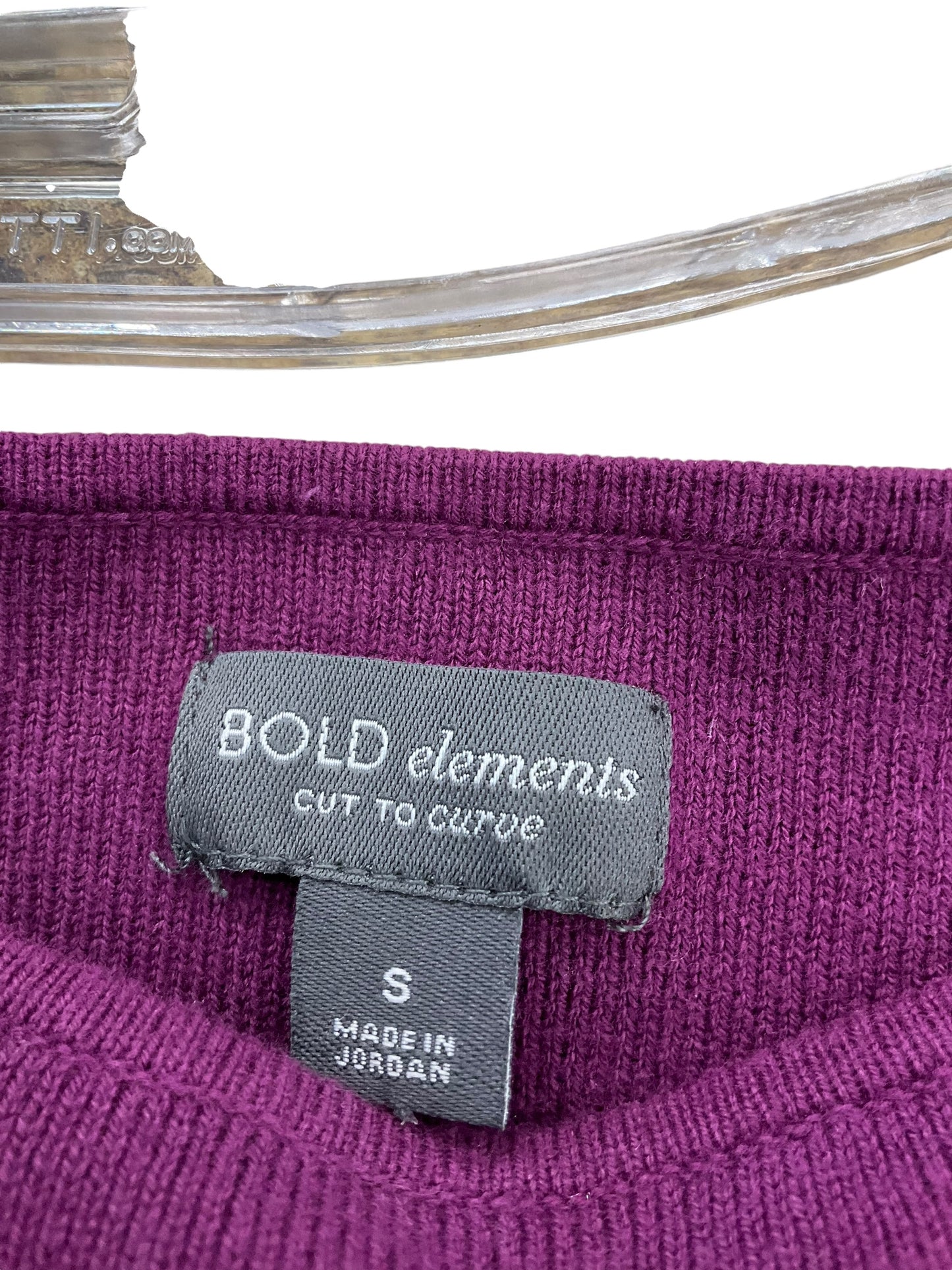 Sweater By Bold Elements In Purple, Size: S