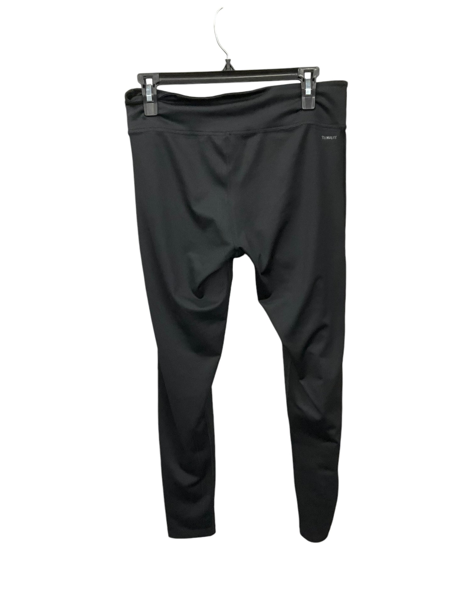 Athletic Leggings By Adidas In Black, Size: L