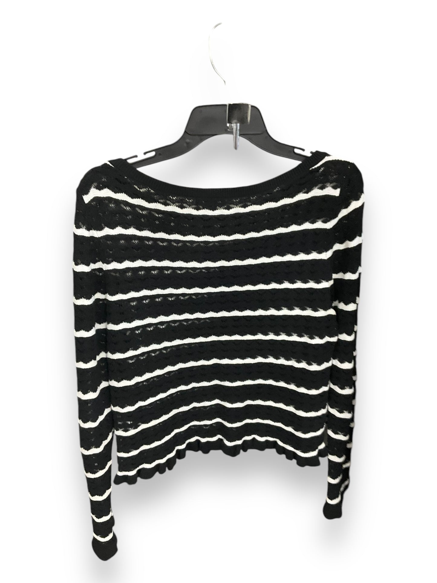 Sweater By Halogen In Striped Pattern, Size: M