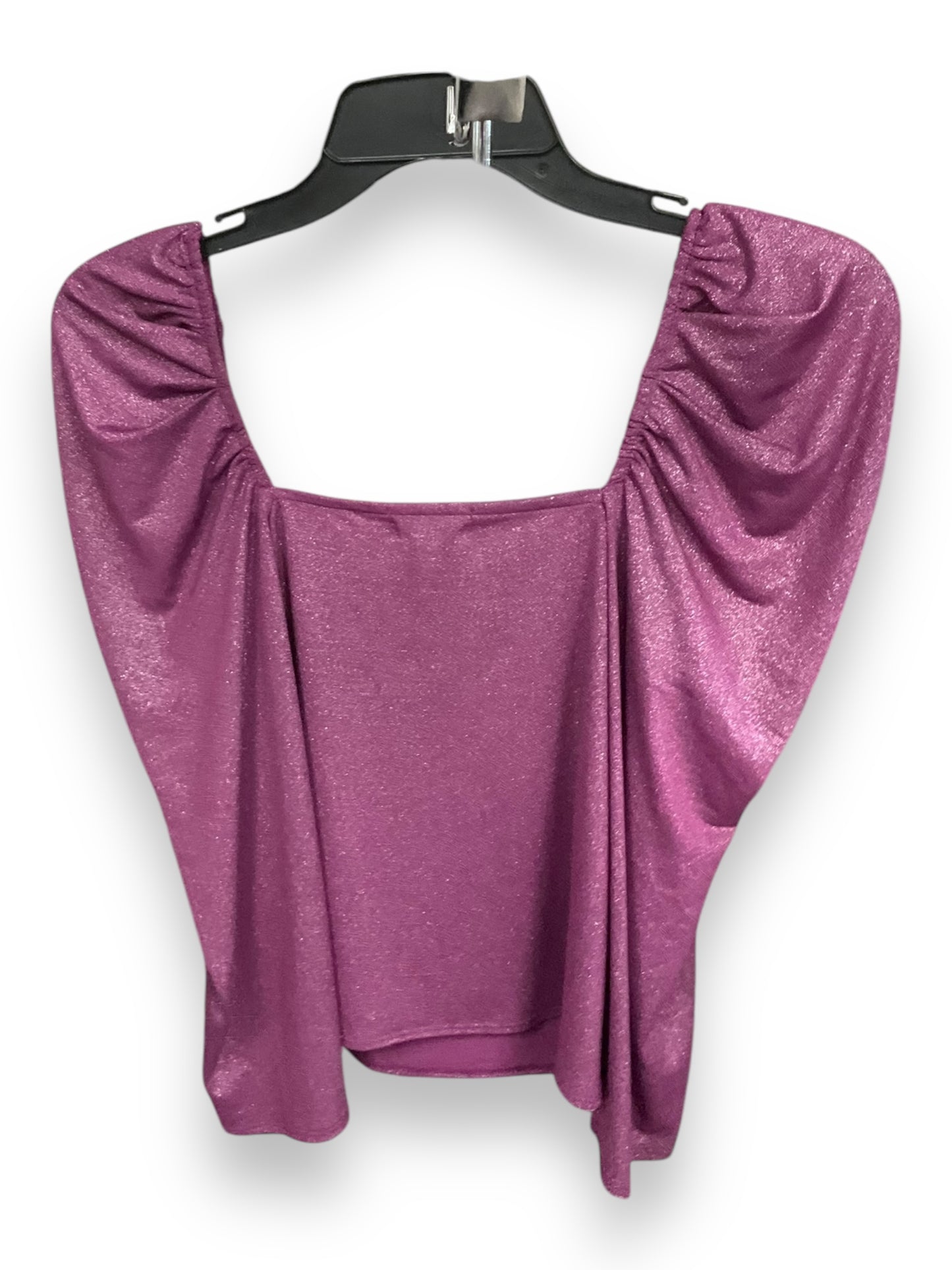 Top 3/4 Sleeve By Open Edit In Purple, Size: M