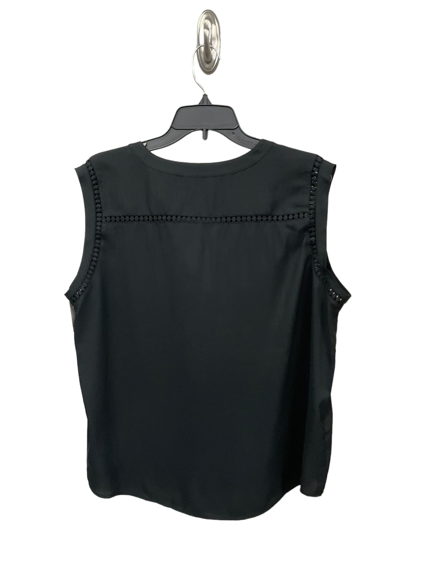 Top Sleeveless By Ann Taylor In Black, Size: Xl