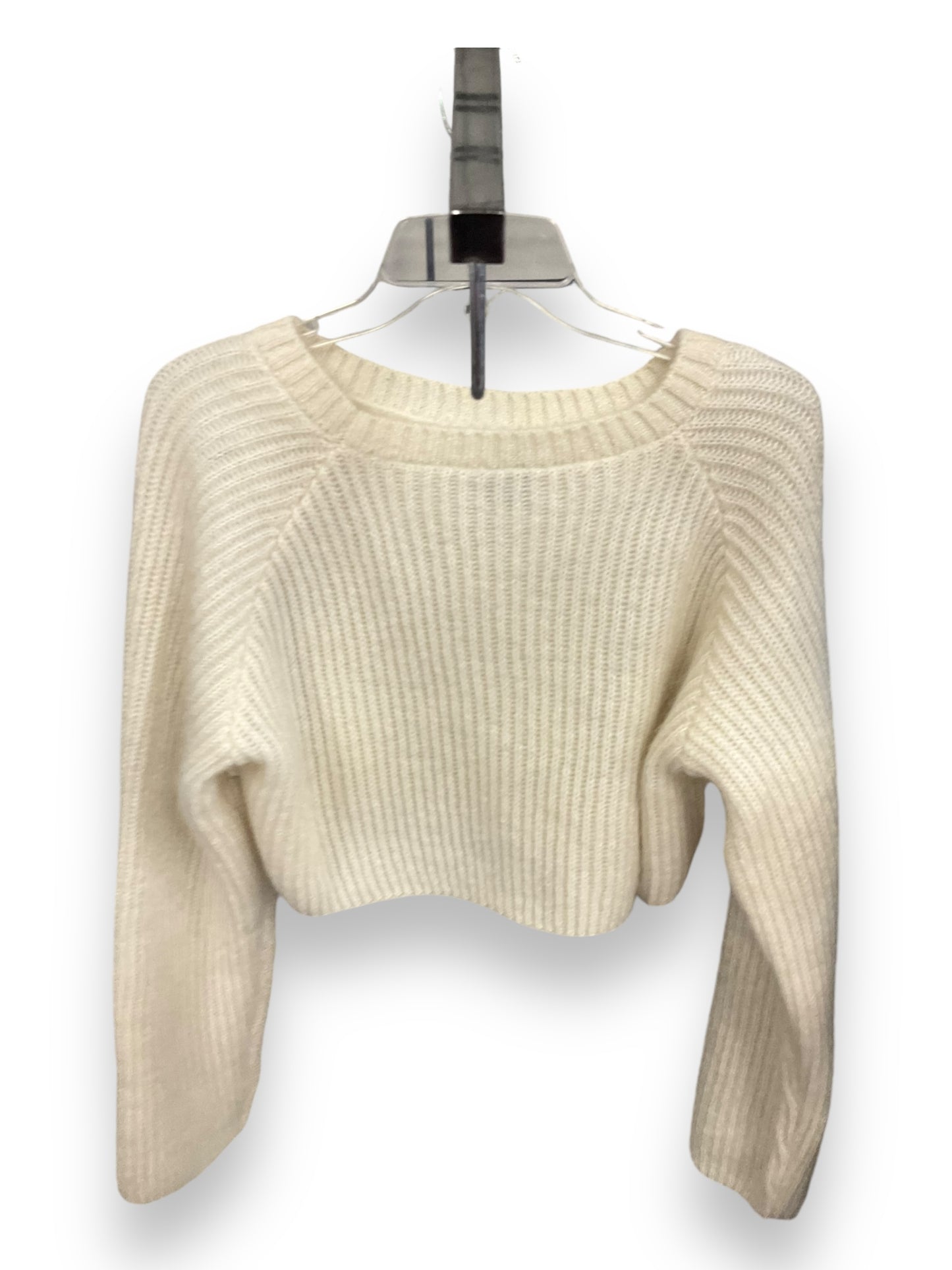 Sweater By Clothes Mentor In Cream, Size: M