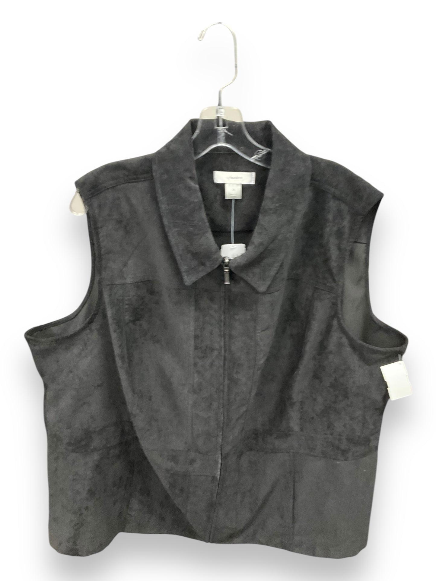 Vest Other By Cj Banks In Black, Size: 3x