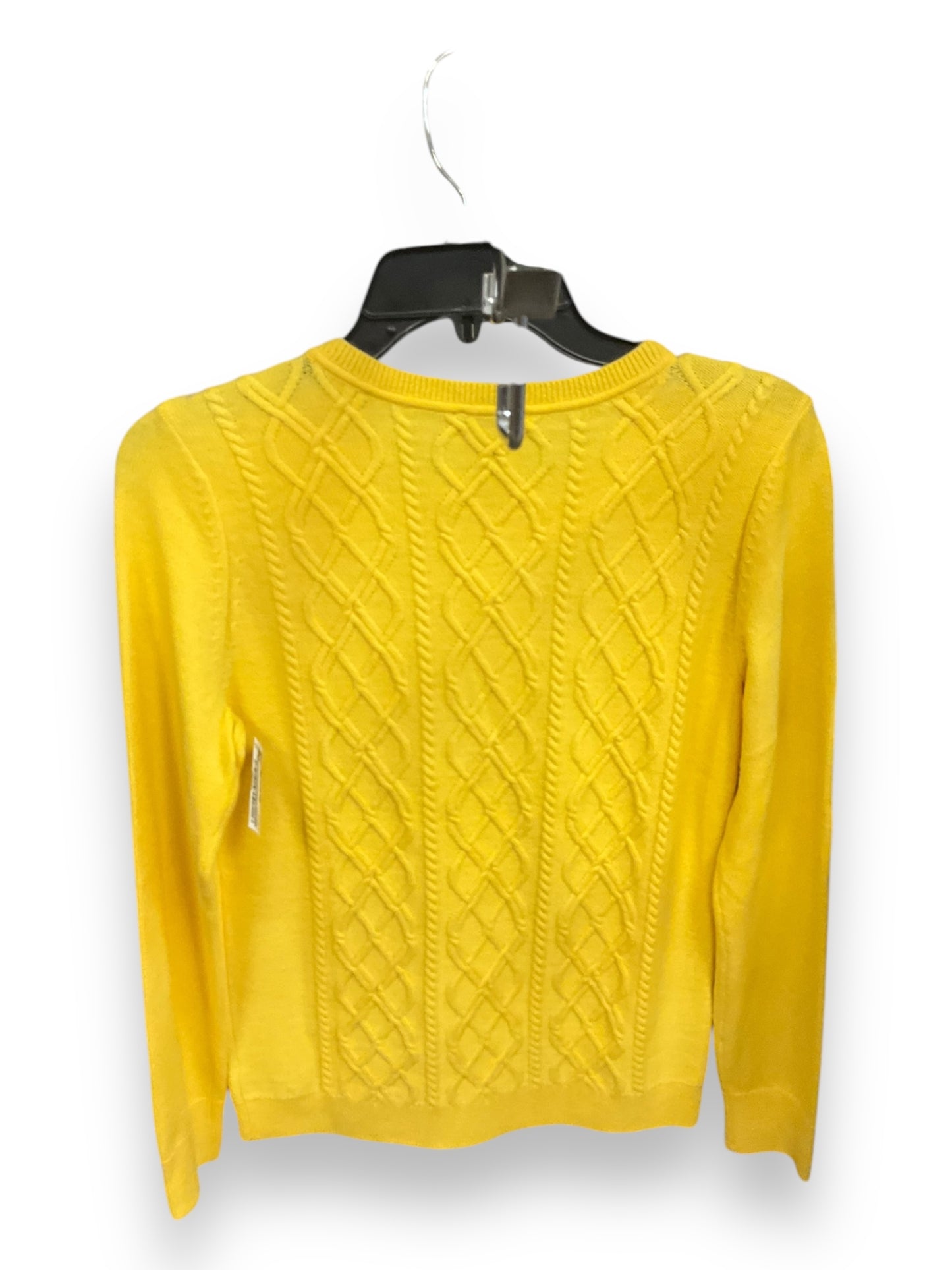 Sweater By Talbots In Yellow, Size: Mp