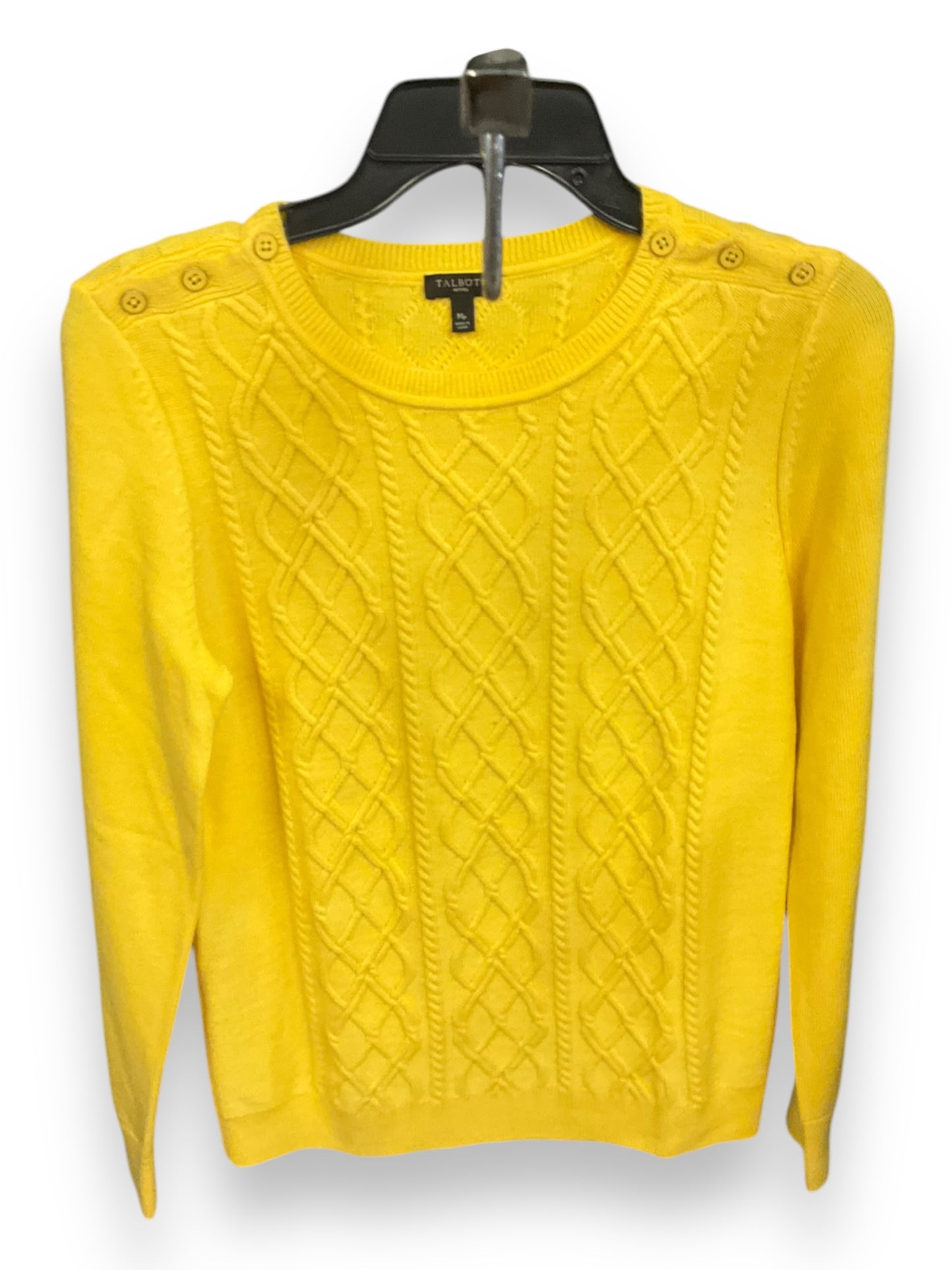 Sweater By Talbots In Yellow, Size: Mp