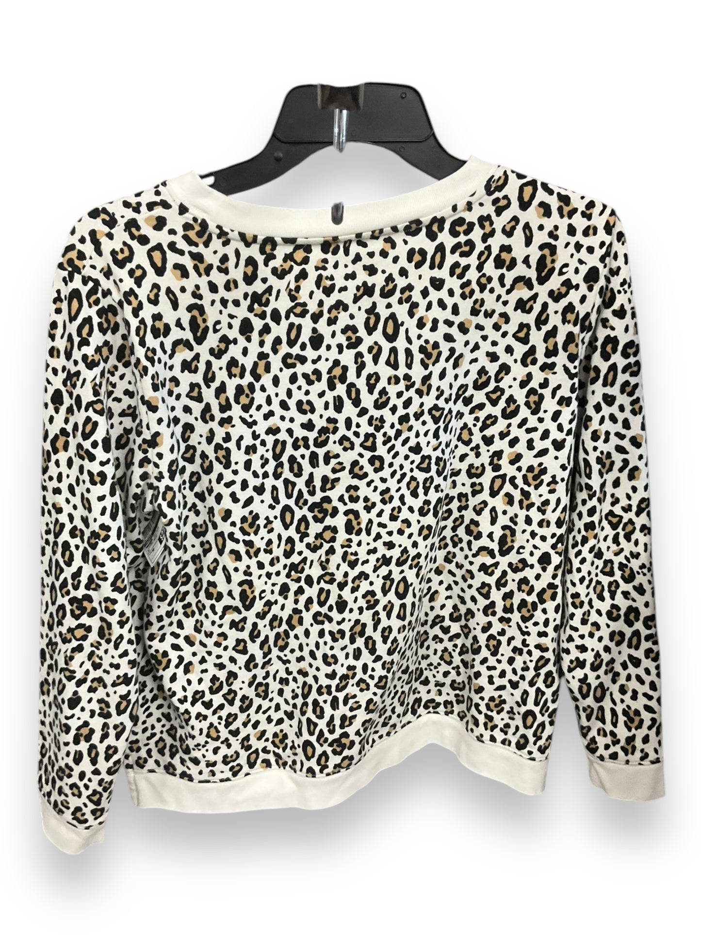 Sweater By Talbots In Leopard Print, Size: Mp