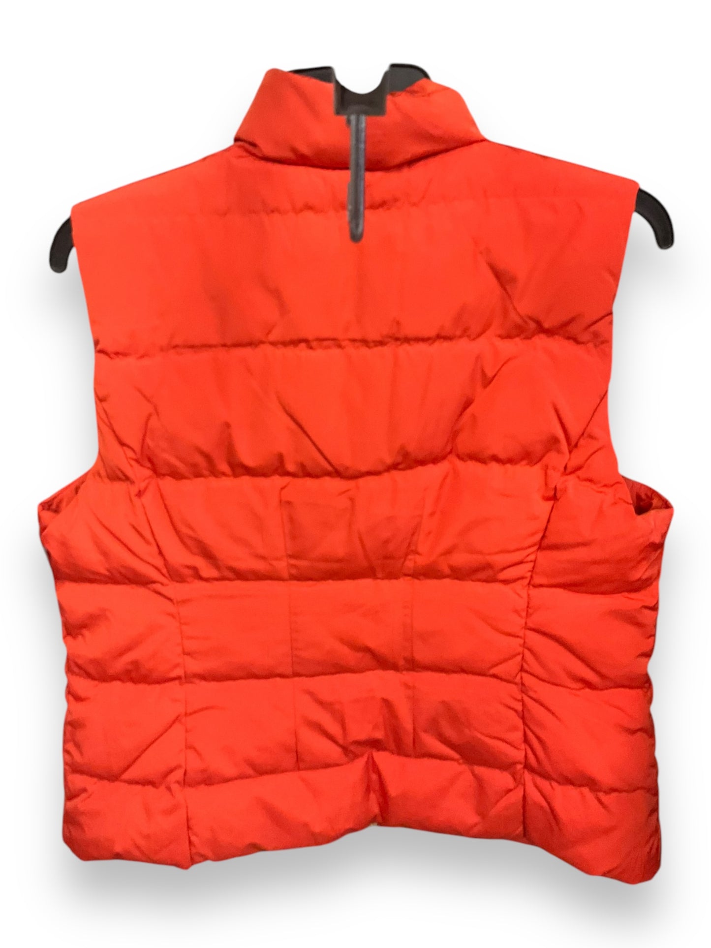 Vest Puffer & Quilted By Talbots In Orange, Size: Lp