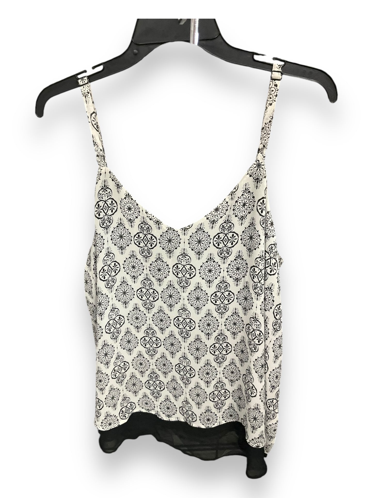 Top Sleeveless By Torrid In Black & White, Size: 1x