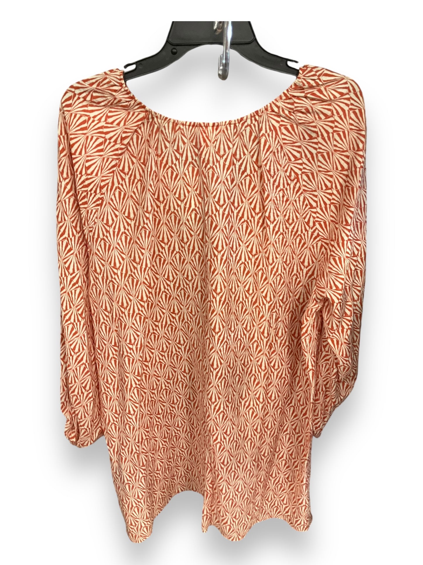 Top Long Sleeve By H&m In Orange, Size: M