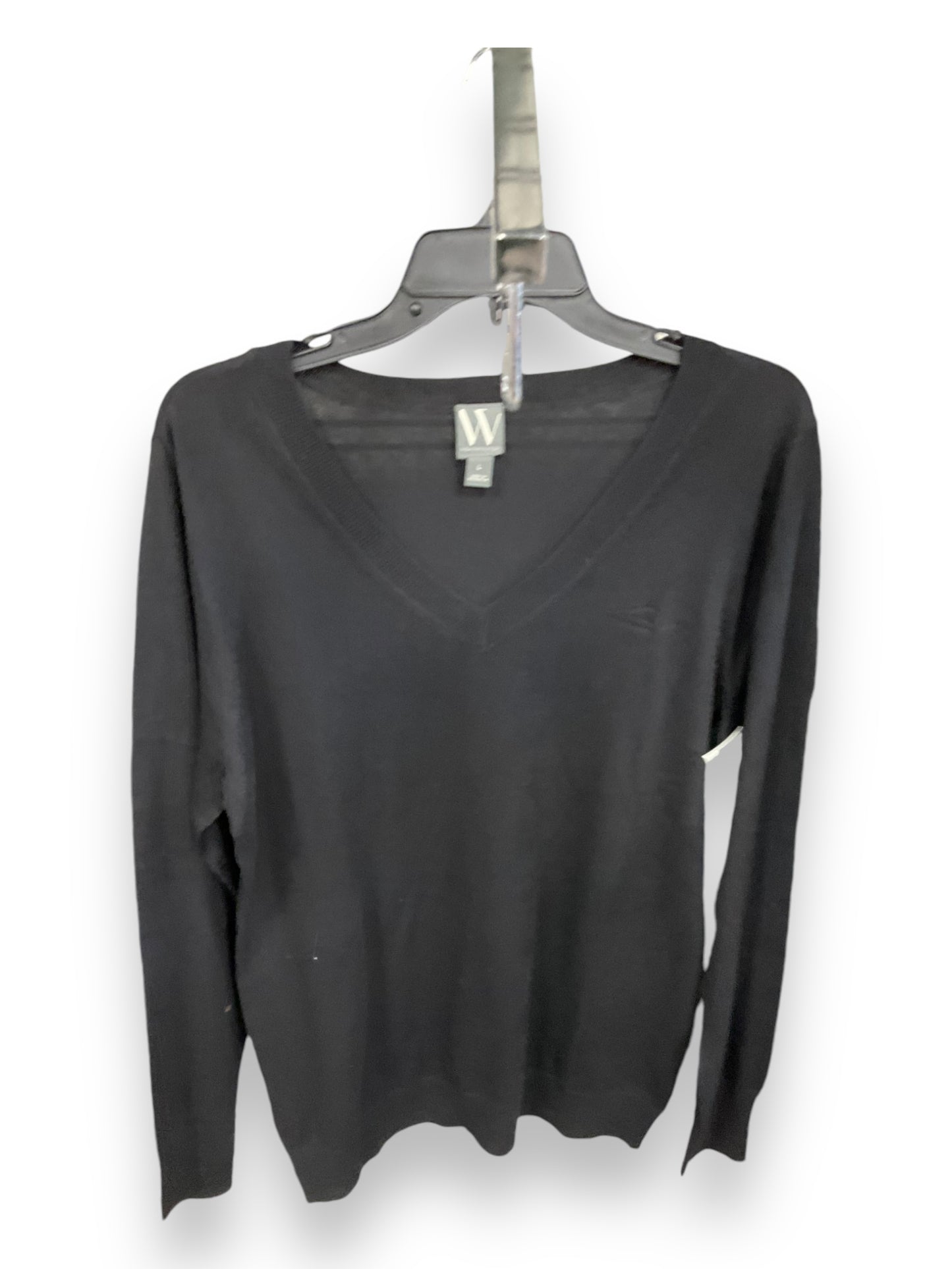 Sweater By Worthington In Black, Size: L