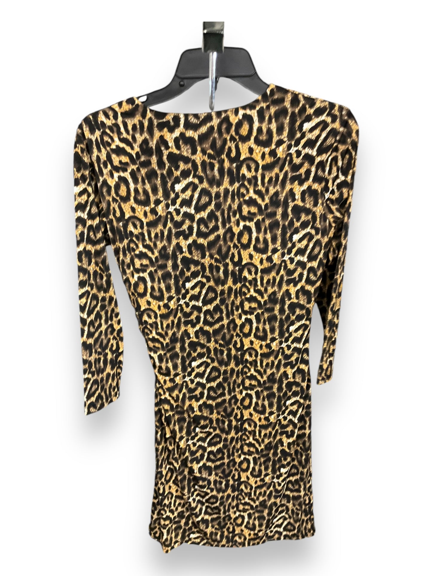 Dress Casual Midi By Clothes Mentor In Leopard Print, Size: S