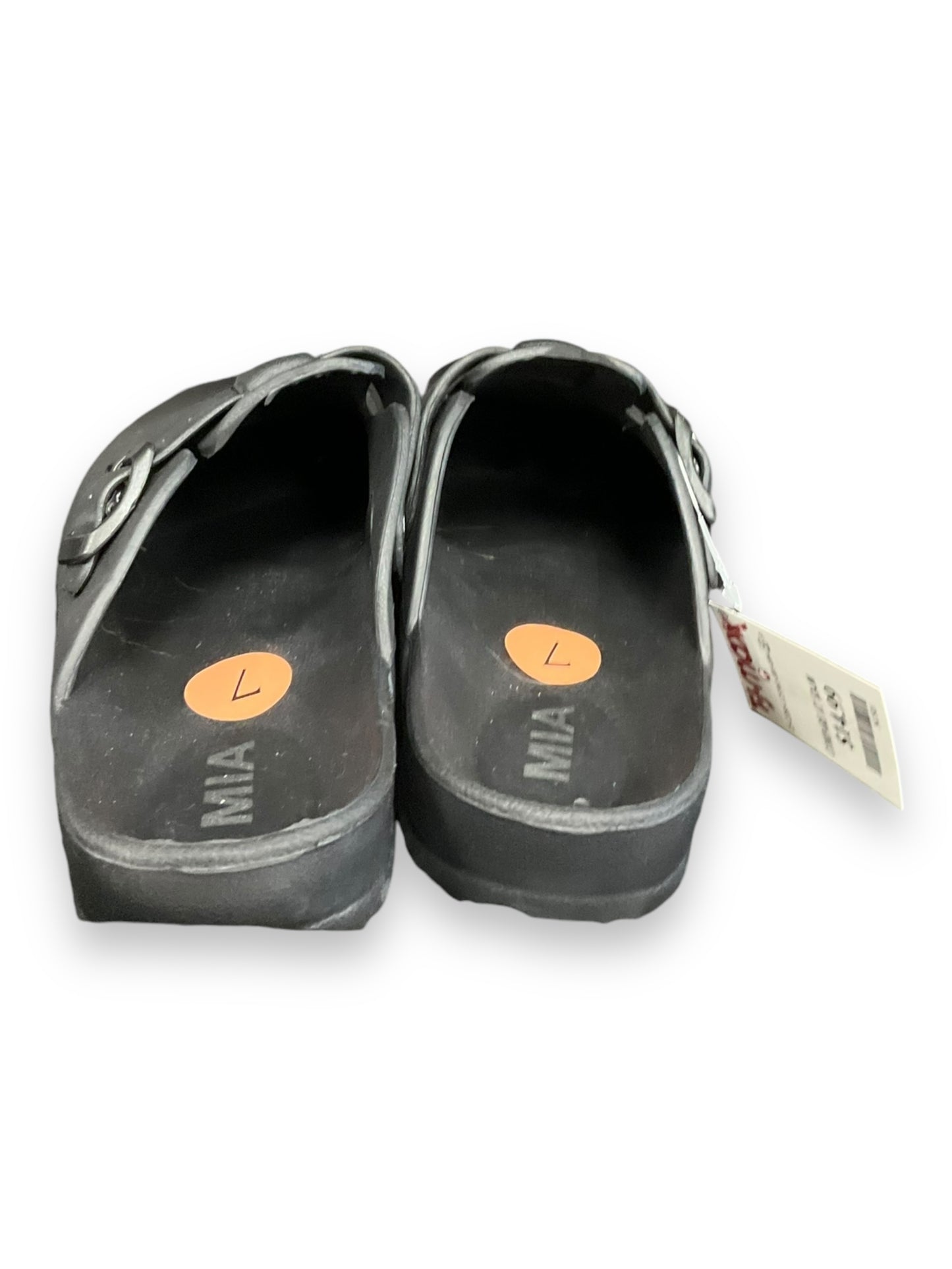 Slippers By Mia In Black