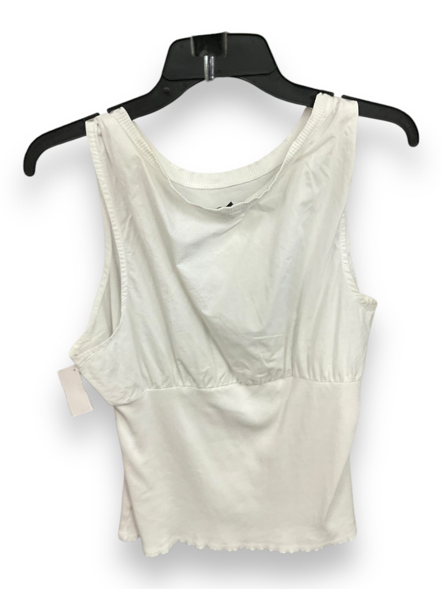 Top Sleeveless By Express In White, Size: Xl