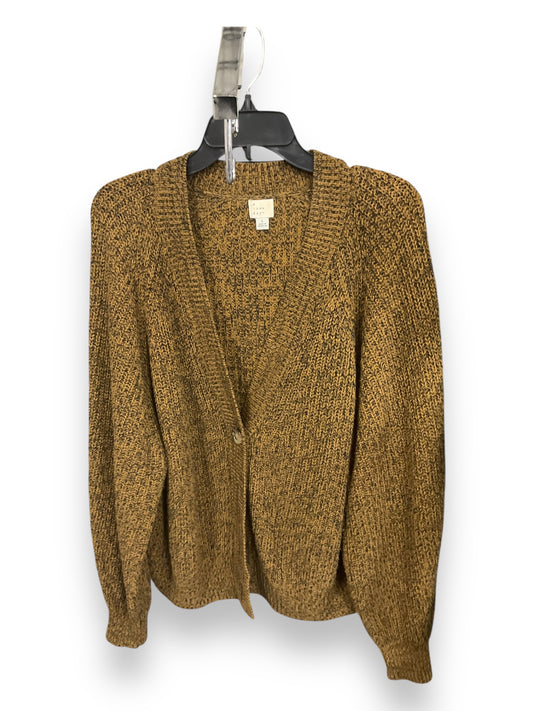 Sweater Cardigan By A New Day In Brown, Size: L