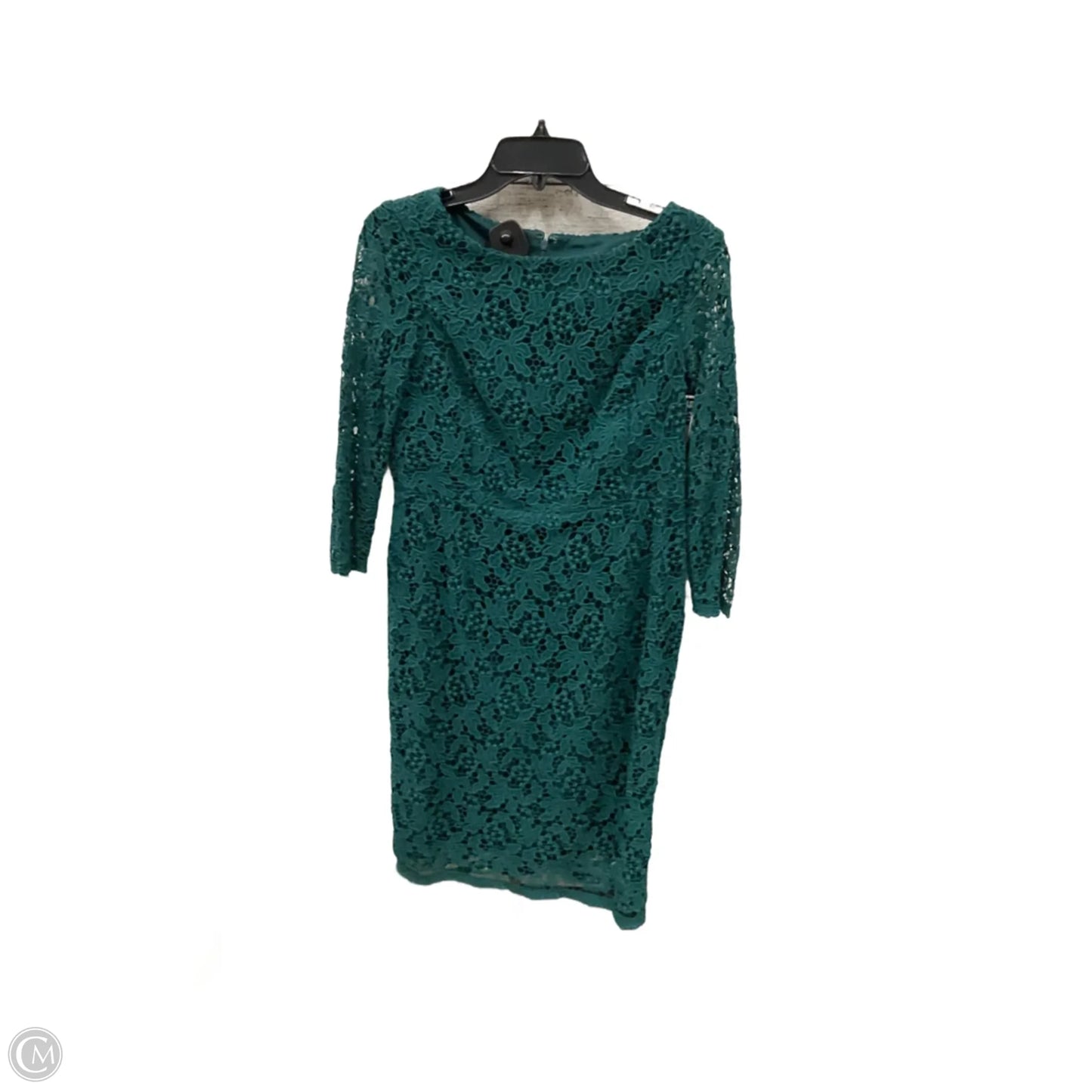 Dress Casual Midi By Talbots In Green, Size: Mp