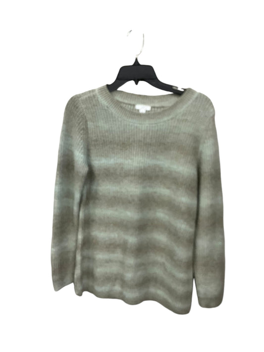 Sweater By J. Jill In Green & Tan, Size: S