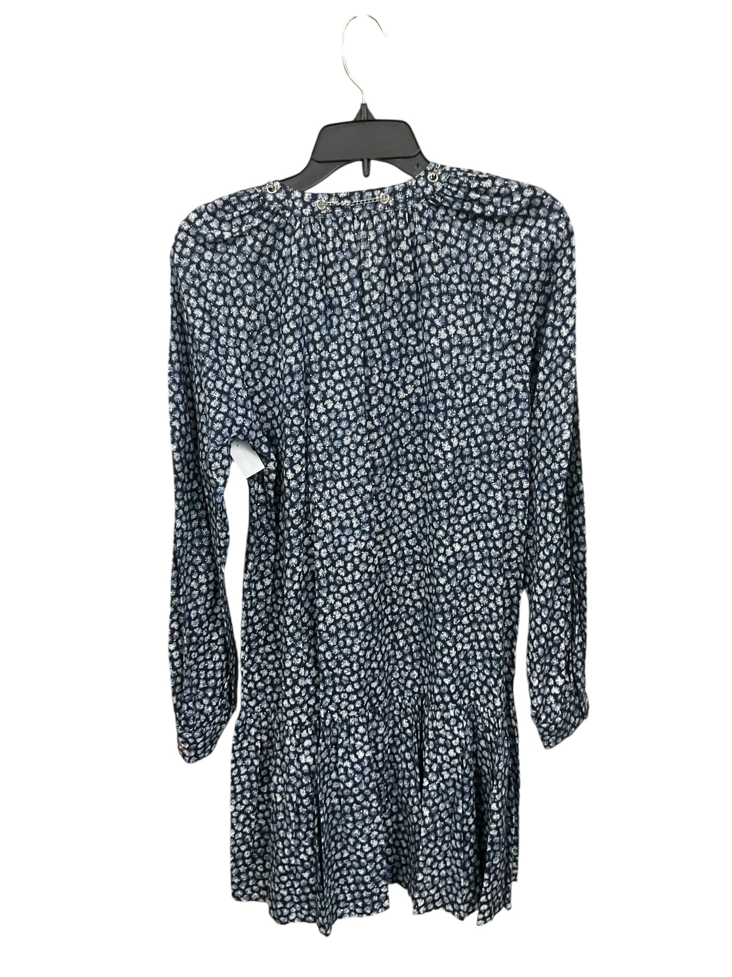 Dress Casual Midi By Michael By Michael Kors In Blue, Size: M