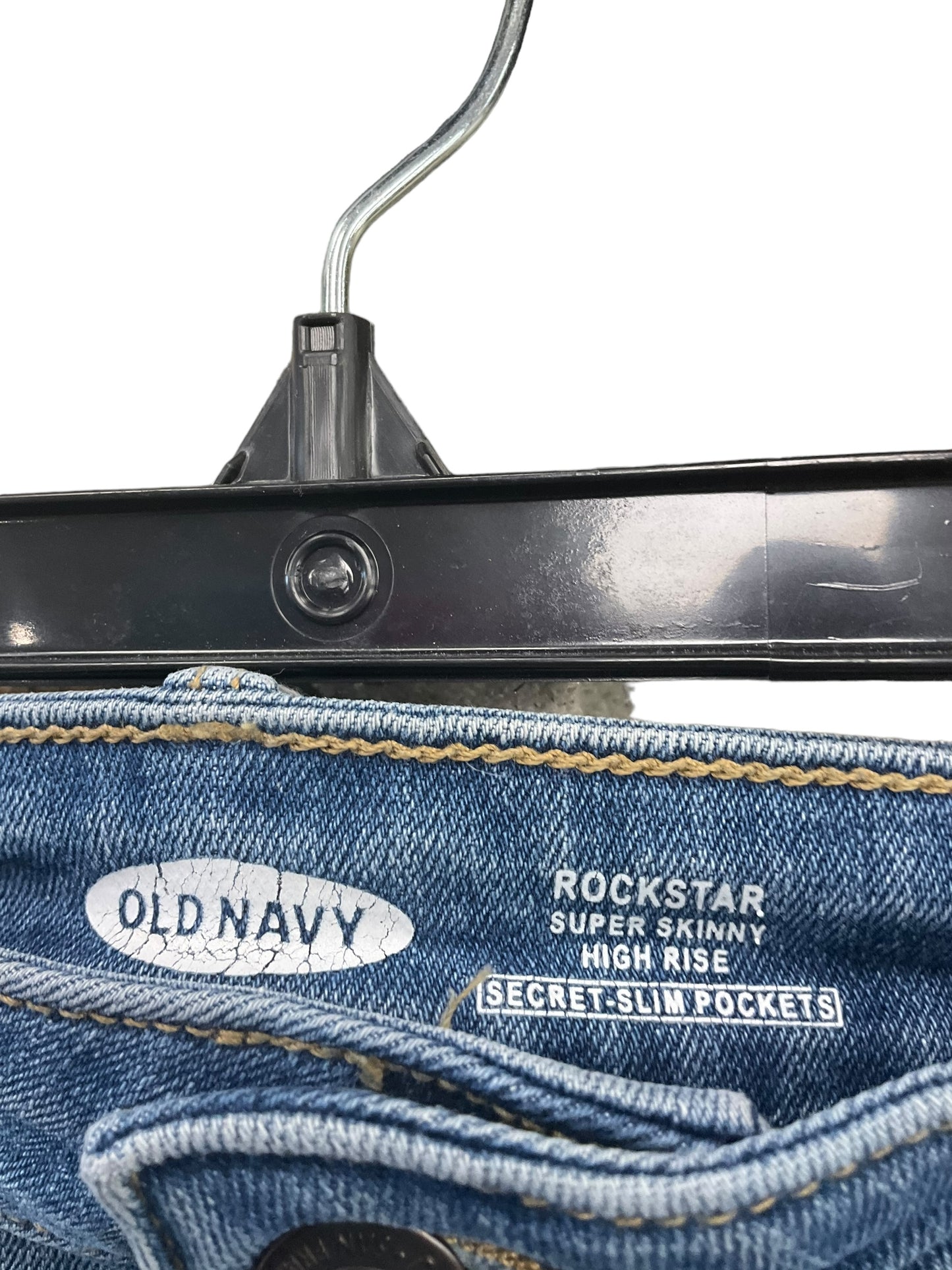 Jeans Skinny By Old Navy In Blue Denim, Size: 8