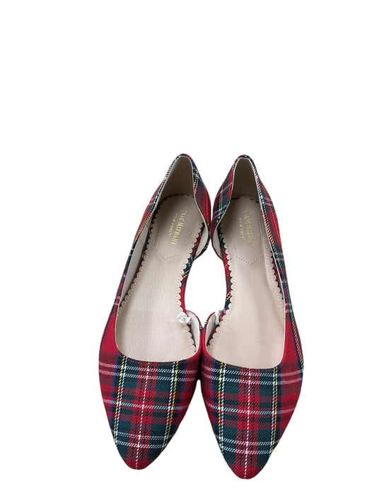 Shoes Flats By Isaac Mizrahi In Plaid Pattern, Size: 8.5