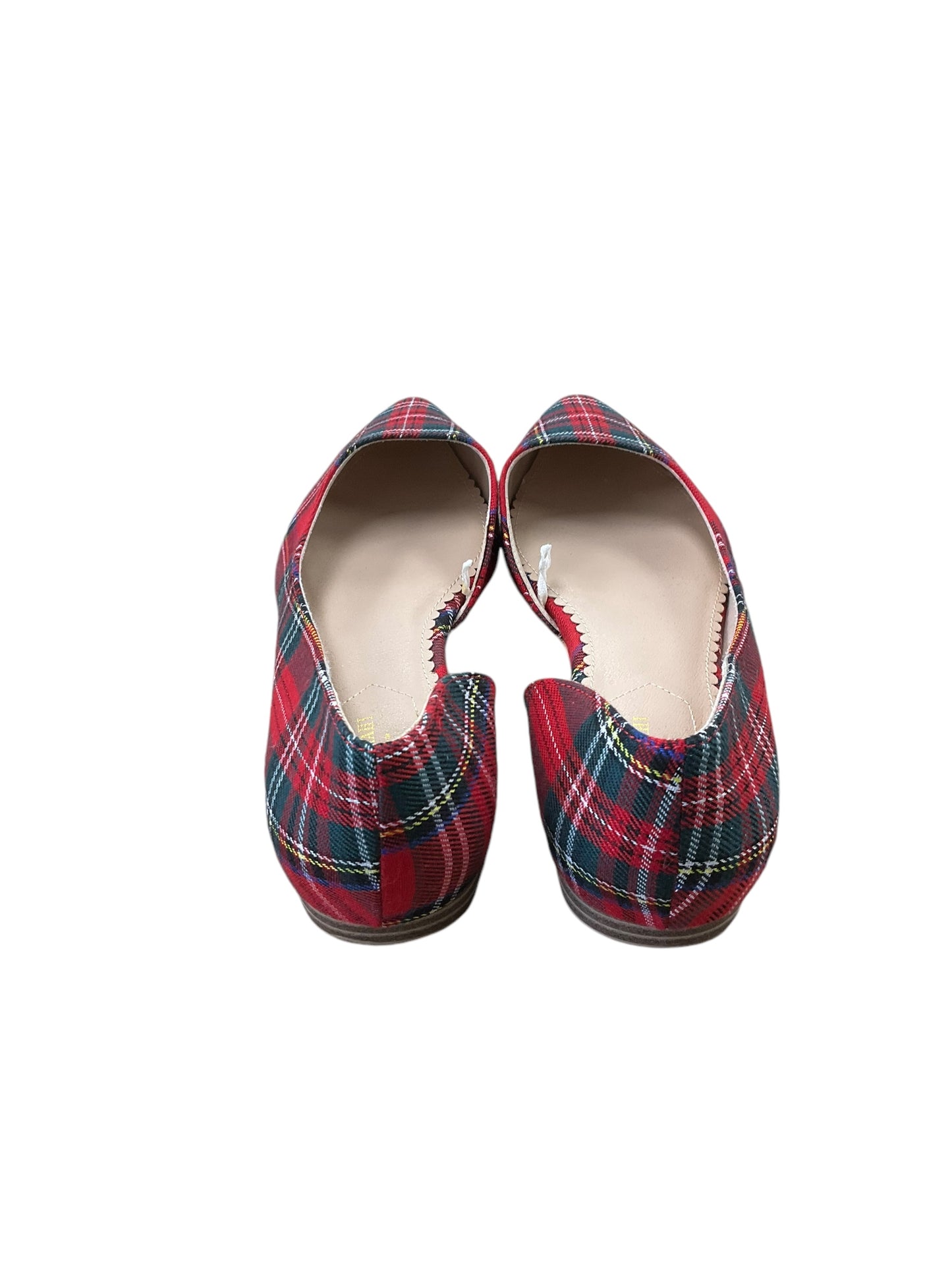 Shoes Flats By Isaac Mizrahi In Plaid Pattern, Size: 8.5