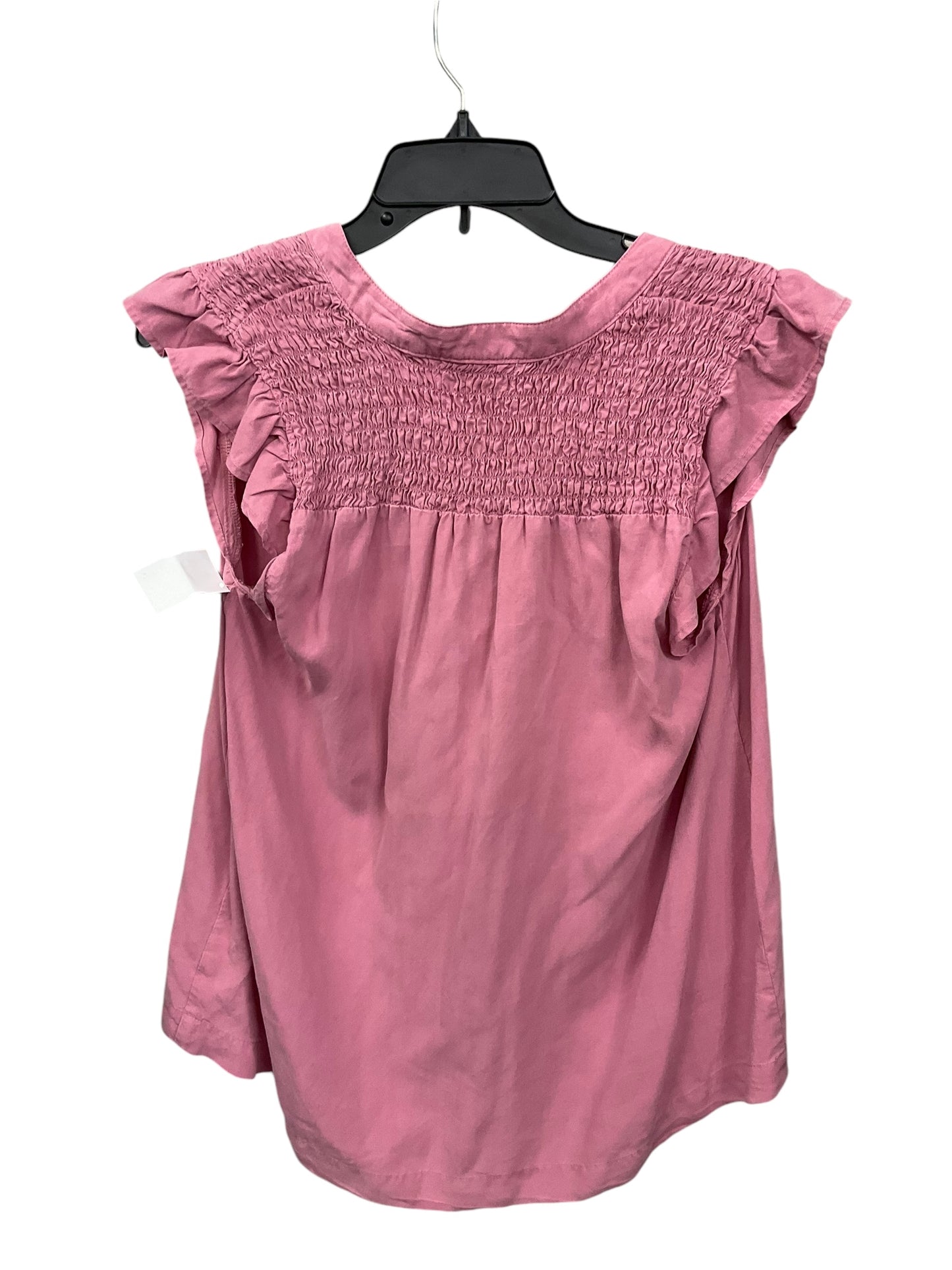 Top Sleeveless Basic By Cloth & Stone In Pink, Size: M